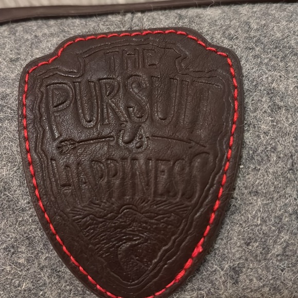 Meridian Line Felted Wool Zippered Clutch - Picture 3 of 5